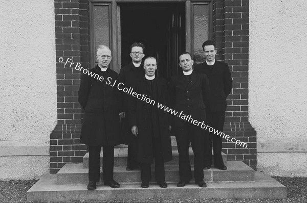 (FRONT) F.M.B.  REV J MC DONNELL PP  REV J O'MARA S.J.  (BACK) REV E FERAN CC  REV J MACKLE CC